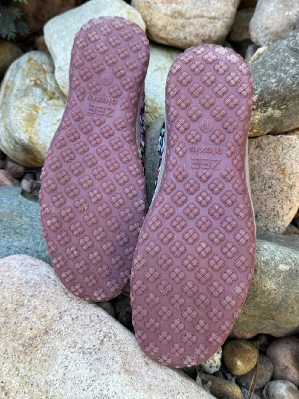 Zee Alexis Sammi Multicolor Woven Mary Jane Flats